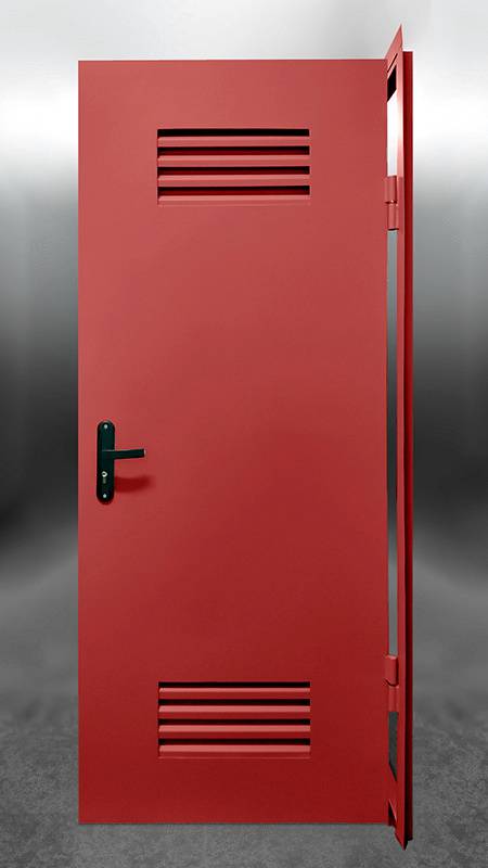Дверь с вентиляционными решетками Дверь с вентиляционными решетками