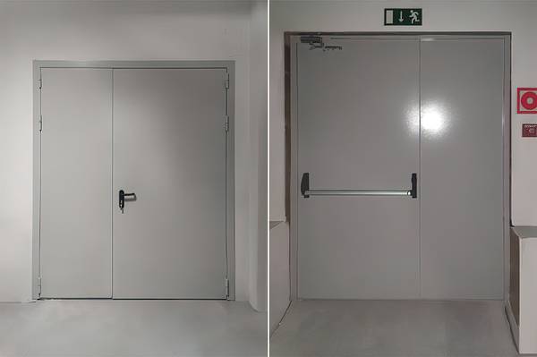 Огнестойкая дверь с ручкой Антипаника «Крокус Экспо» Огнестойкая дверь с ручкой Антипаника «Крокус Экспо»