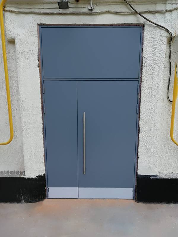 Подъездная дверь с глухой вставкой Подъездная дверь с глухой вставкой